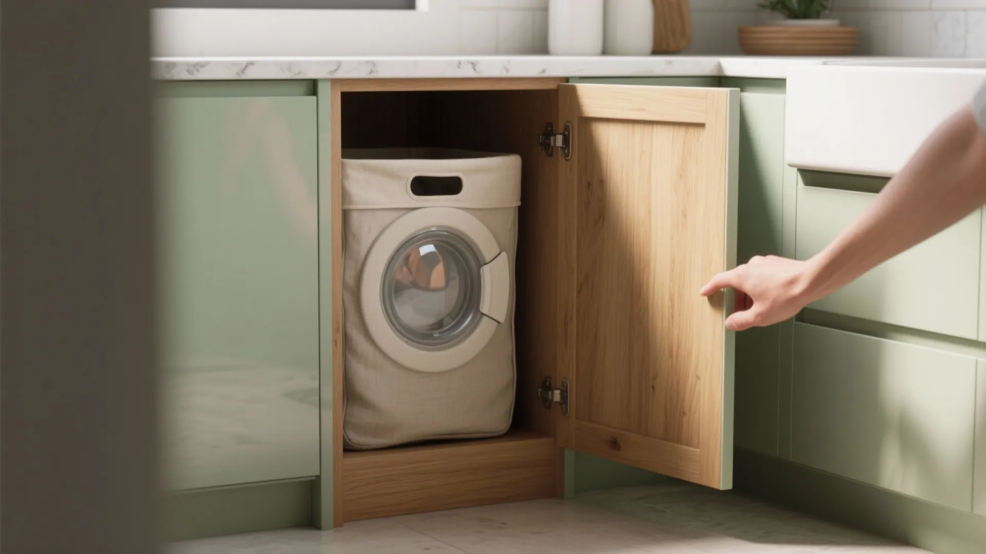 Base Cabinet Laundry Hamper Ideas: 5 Clever Options: Compact, practical and stylish base cabinet laundry hamper ideas for small laundry rooms and multifunctional spaces