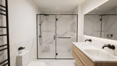 5 Modern Bathroom Glass Door Design Ideas