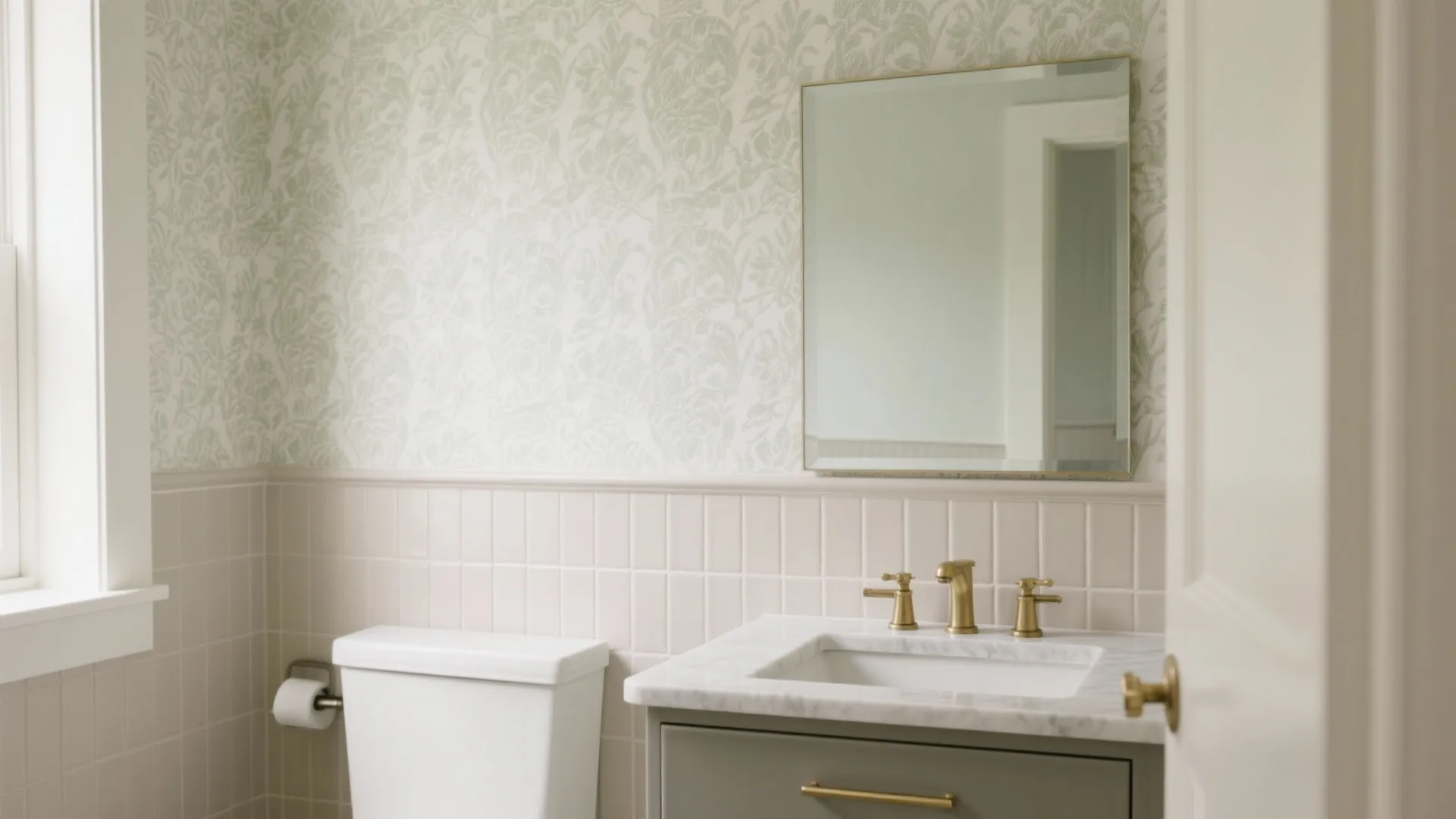5 Bathroom Tile Wallpaper Ideas That Actually Work