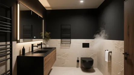 Black & Beige Bathroom Ideas: 5 Stylish Picks