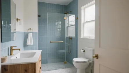 5 Blue Grey Bathroom Tiles Ideas That Elevate Small Baths