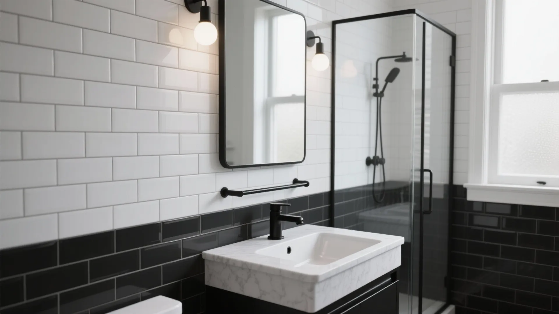5 Black and White Bathroom Wall Tile Designs: Small-space friendly, high-contrast ideas with real-life tips from a working interior designer