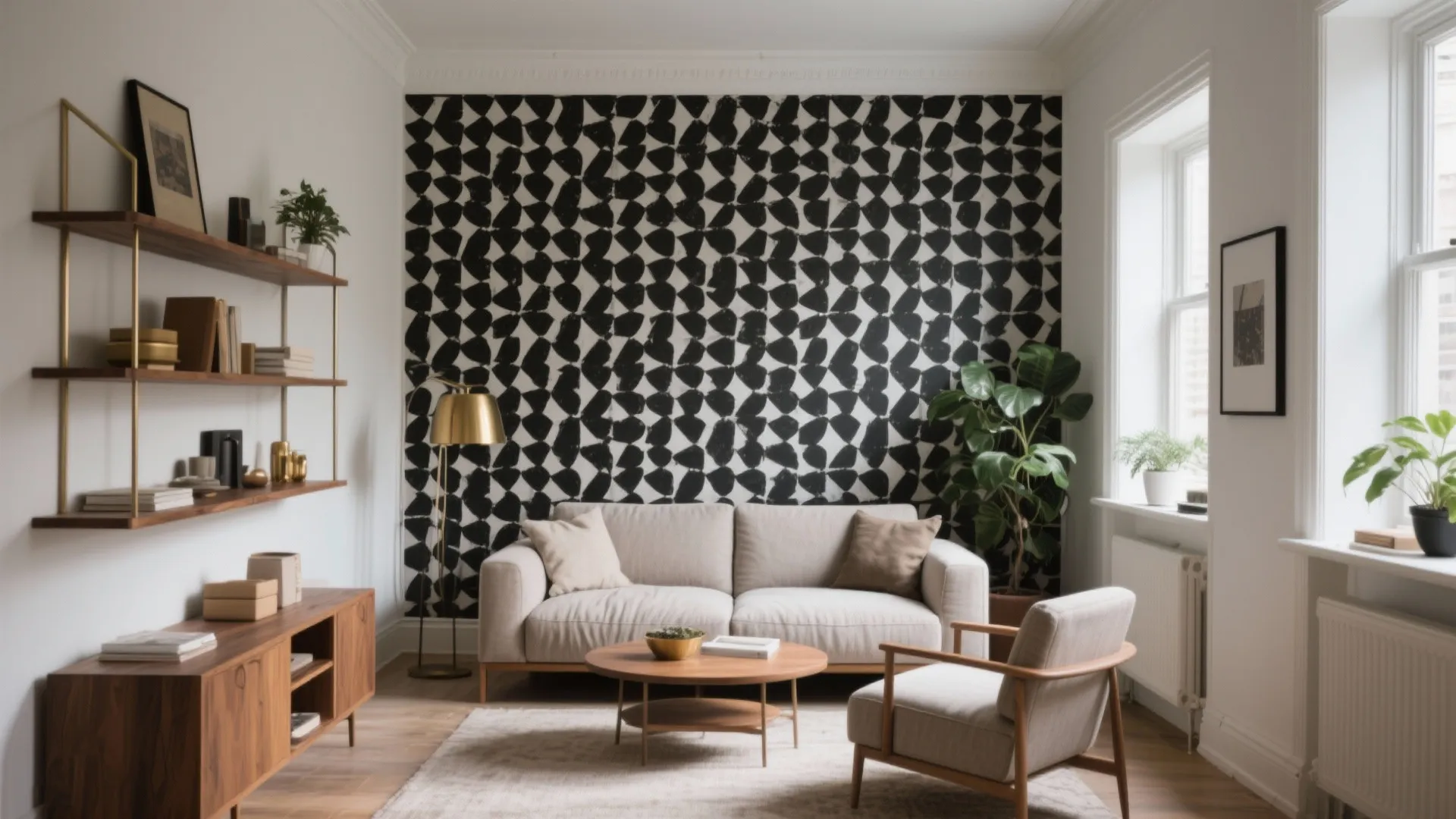5 Pattern Black and White Wall Design Ideas: Monochrome patterns to maximize small rooms with designer-backed tips