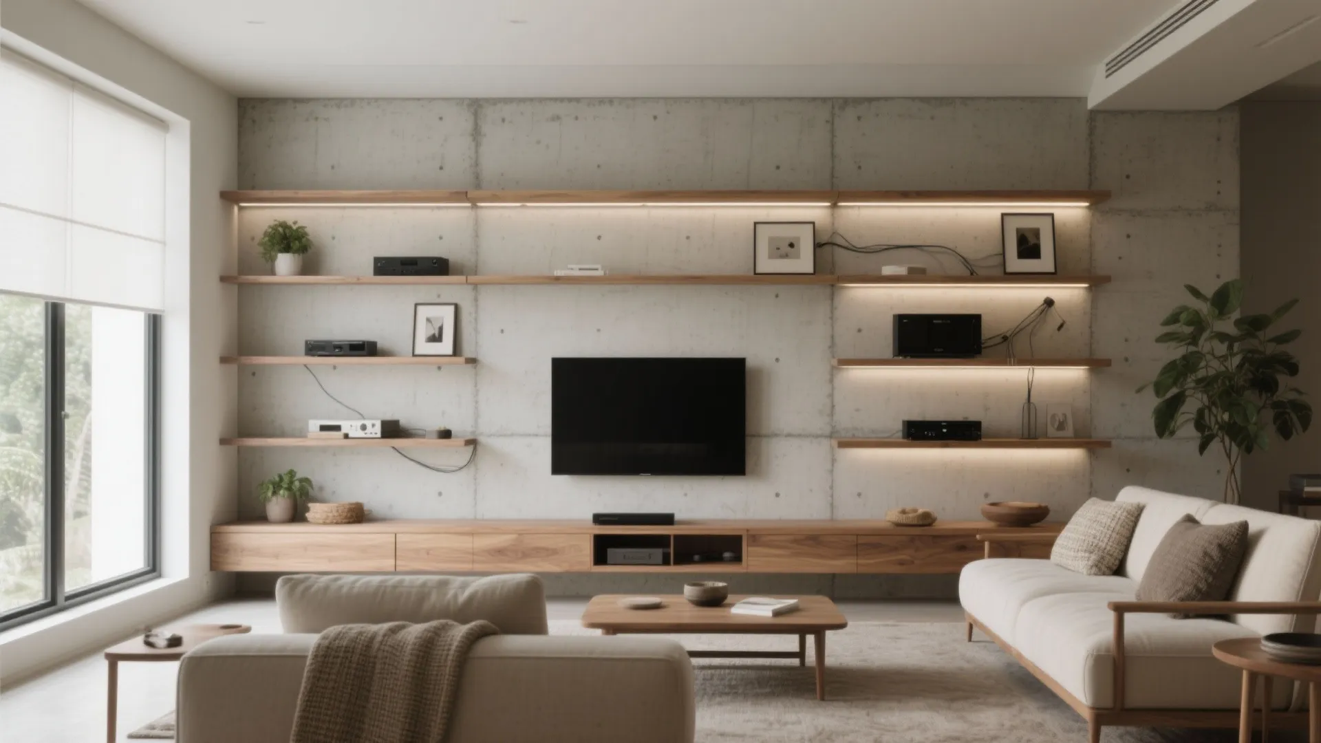 5 Ideas for Cement Shelves Design for Living Room: Practical, stylish, and durable ways to build cement shelving that elevates your living room—backed by real projects and expert tips