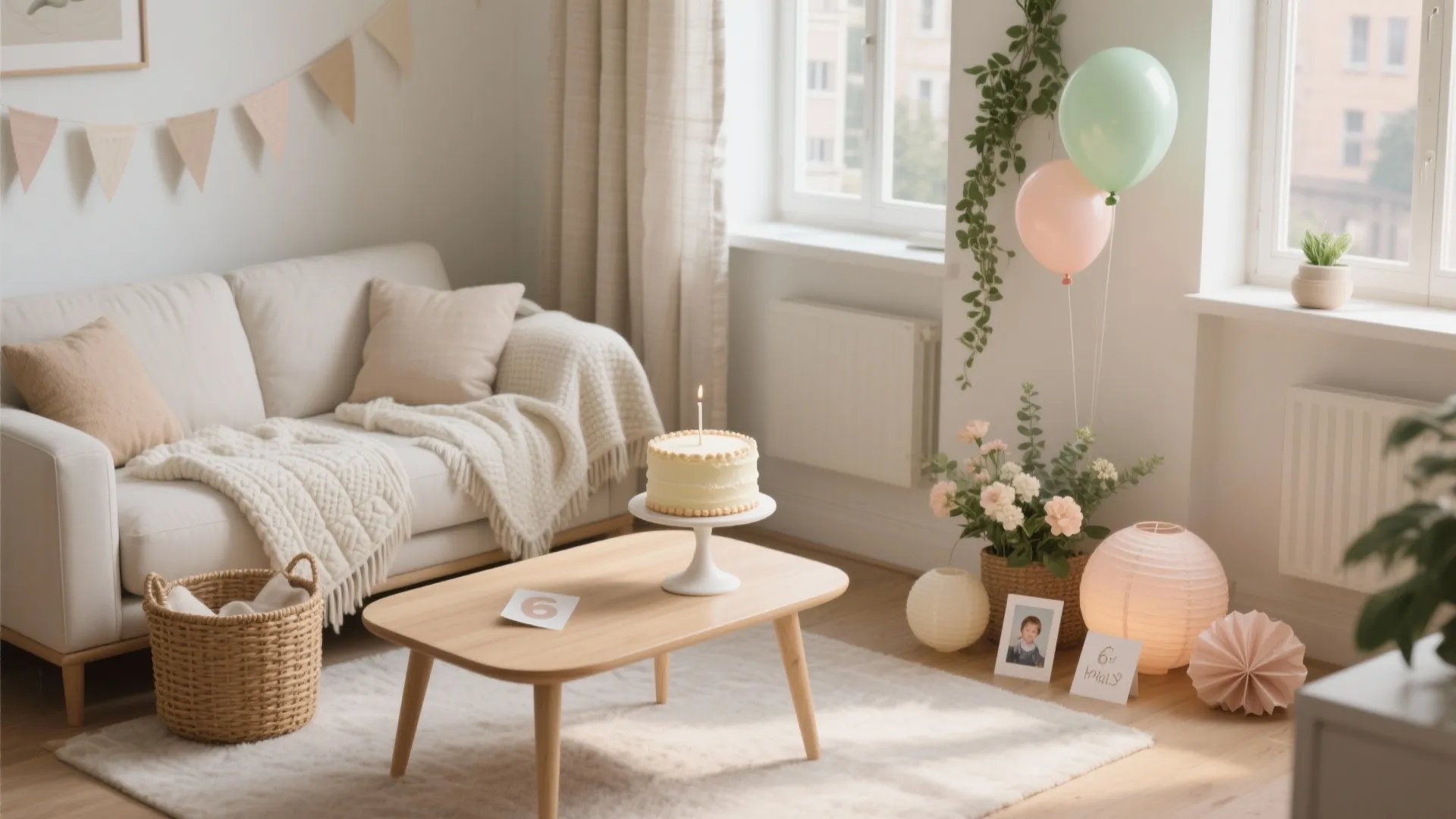5 Ideas for 6 Month Baby Birthday Decorations: Small-space, baby-safe, and photo-ready half-birthday decor ideas from a seasoned interior designer