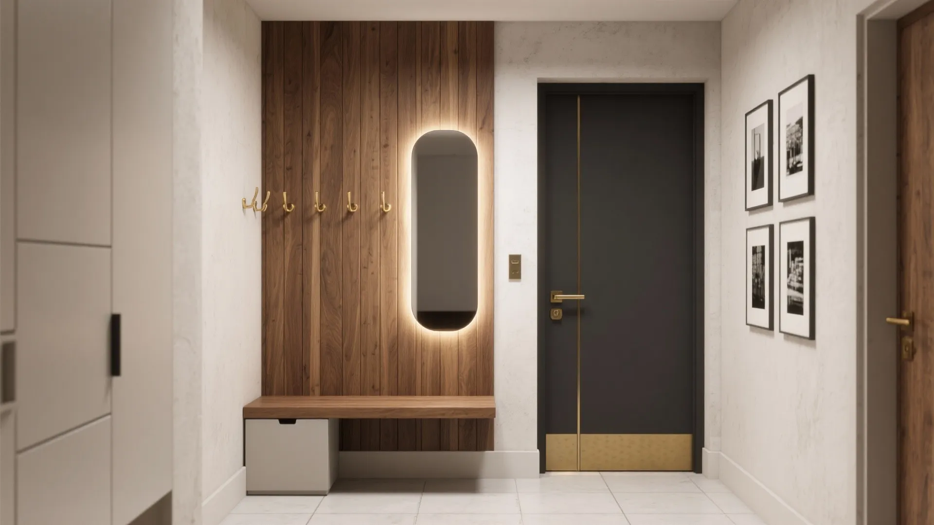 Small Entry Feels Dark? 5 Hall Front Wall Design Fixes