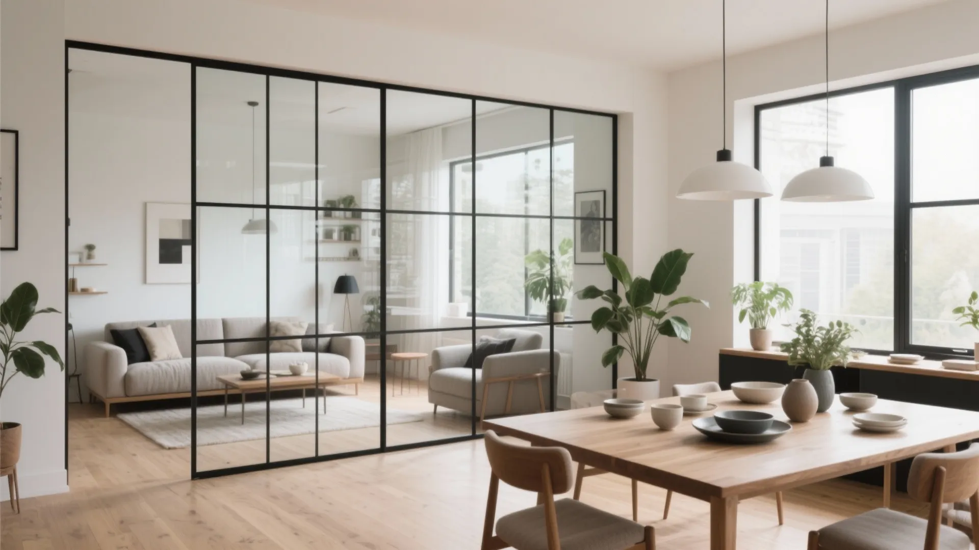 glass partition design for living room and dining hall x5: A senior interior designer’s five smart, lived-in ways to zone your living and dining with glass—without losing light, flow, or warmth