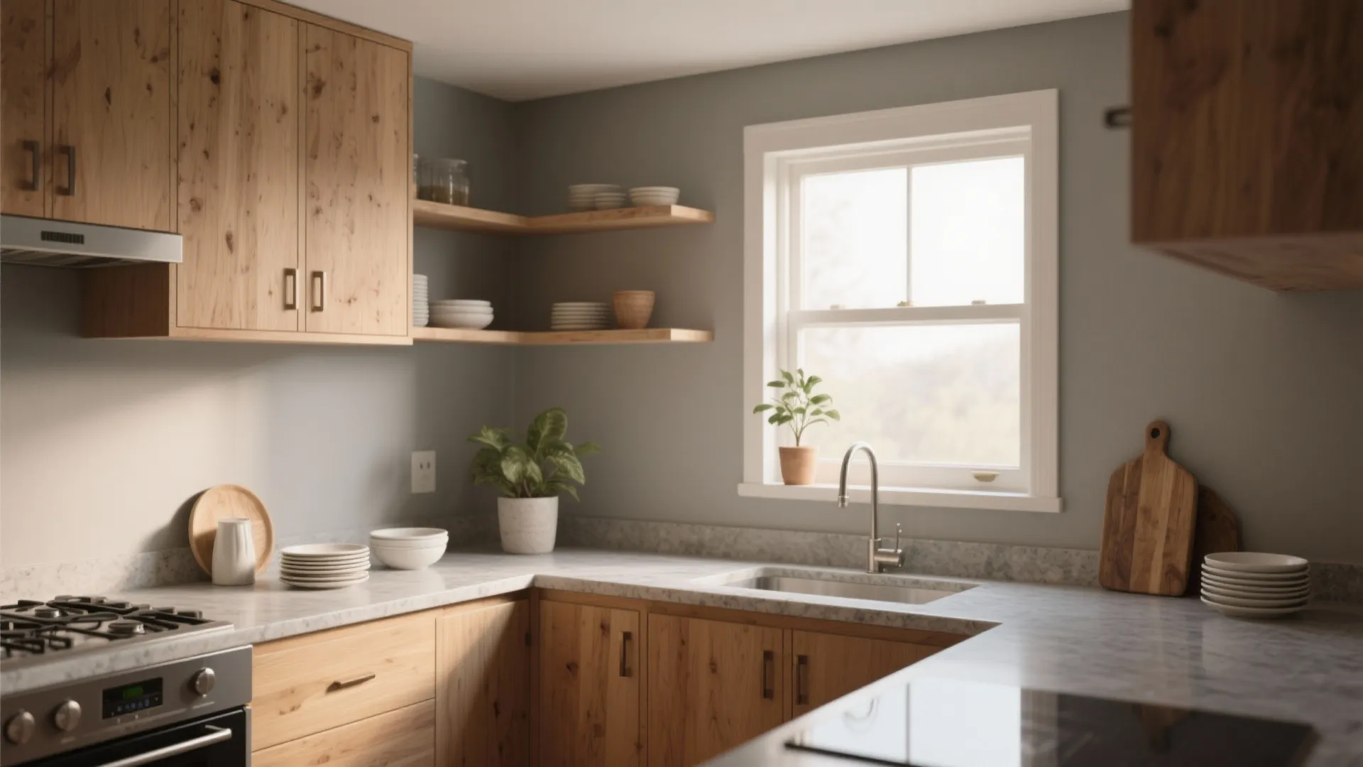 Gray Painted Walls in Kitchens: 5 Inspo Ideas