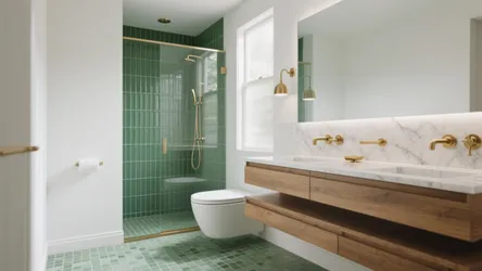5 Green Bathroom Tiles Ideas I Recommend