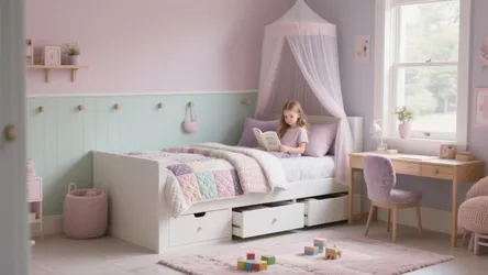 5 Girl Kids Bedroom Ideas That Grow With Her