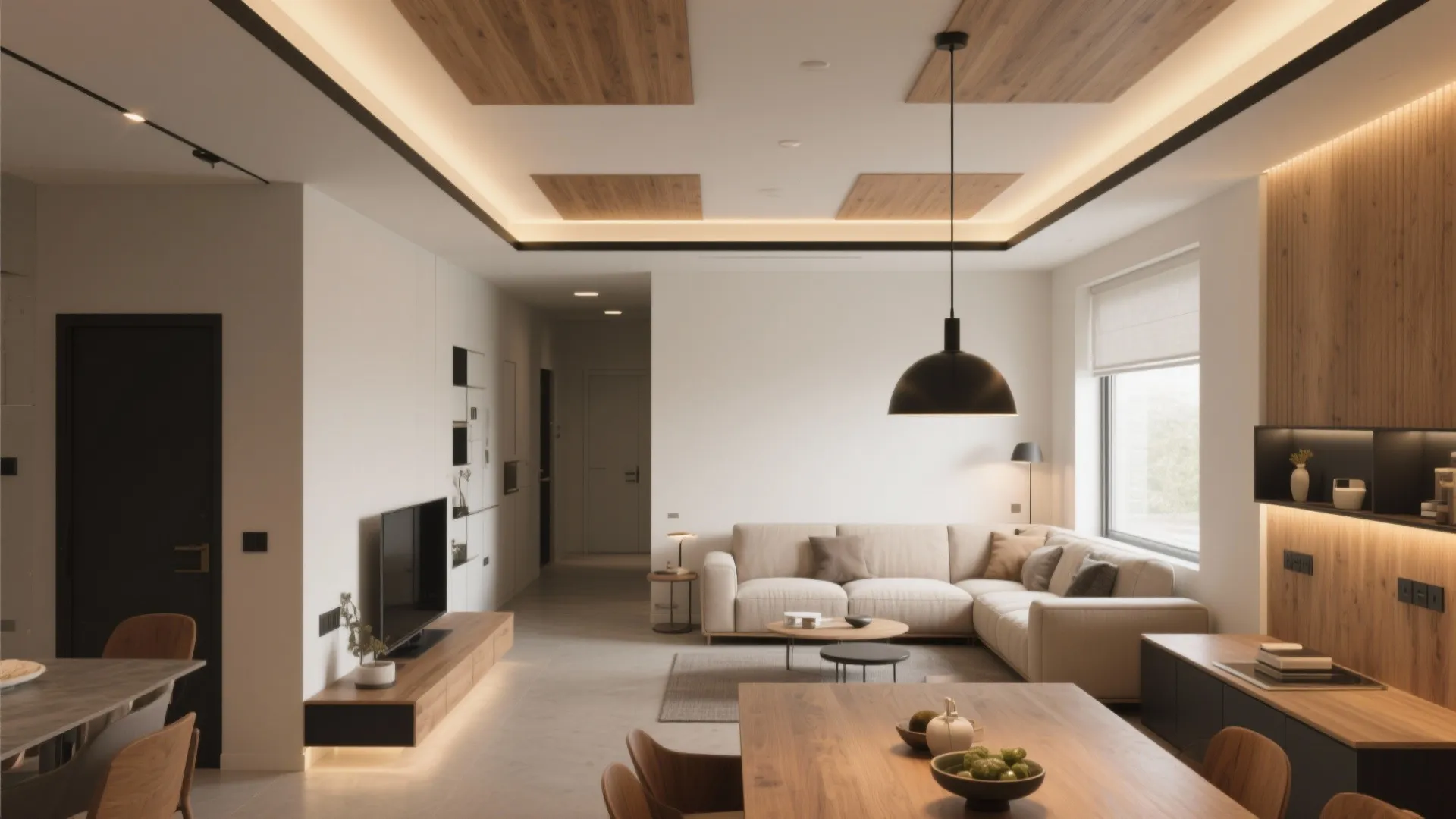 5 Ideas: False Ceiling Design for Living and Dining Room: Open-plan ceilings that light, zone, and elevate your living–dining without stealing headroom