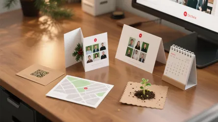 Office Christmas Cards Ideas — 5 Festive Designs