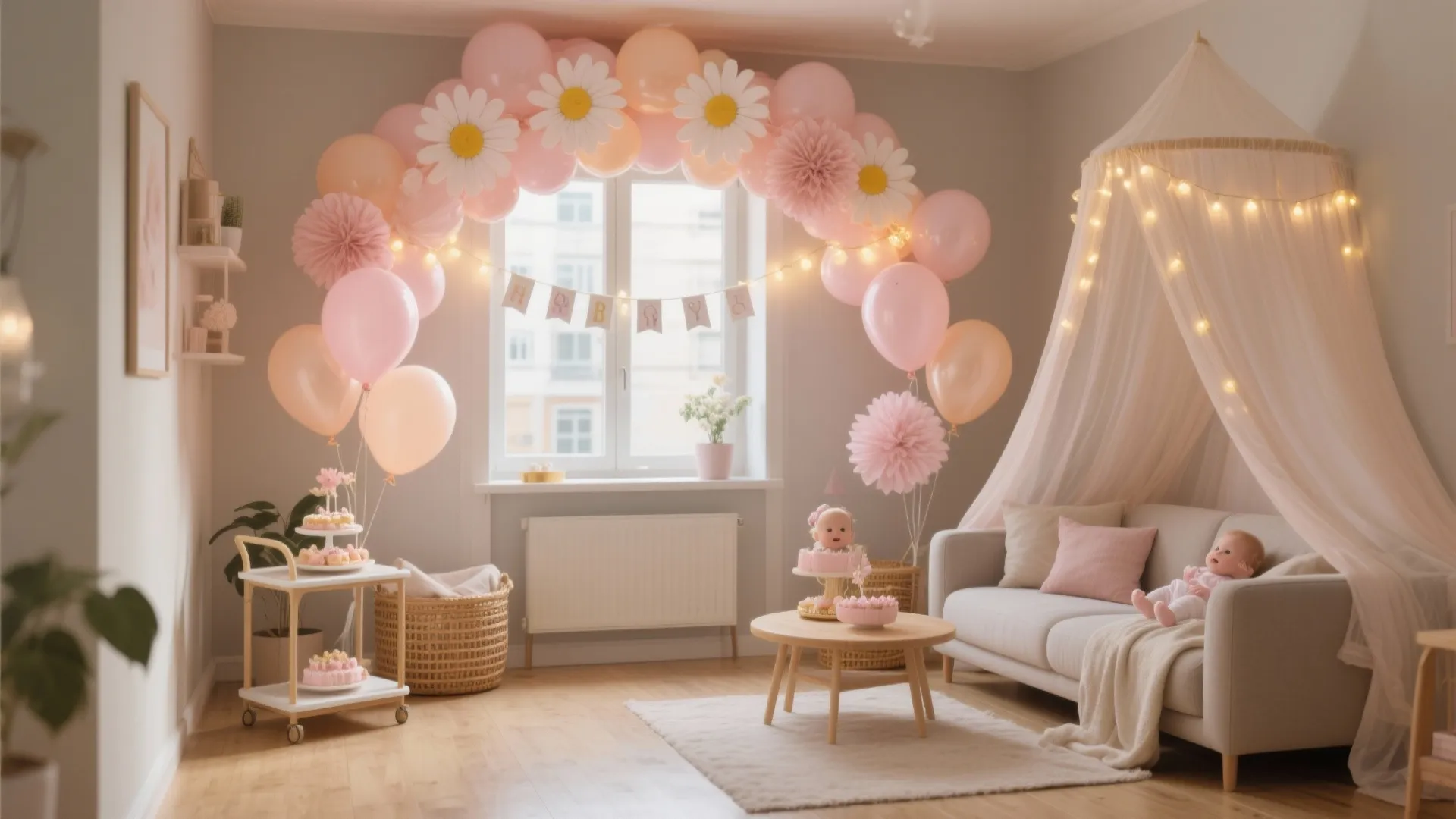 5 baby girl birthday decoration at home ideas: Small-space party styling from a senior interior designer: 5 easy, beautiful ideas with budgets, layouts, and safety tips you can trust