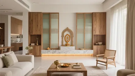5 Pooja Room Partition Ideas That Elevate Small Homes
