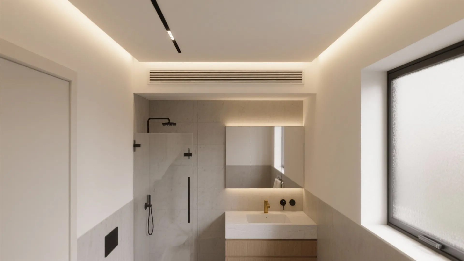 5 POP Plus Minus Design for Bathroom Ceilings: Small bathrooms, big creativity: my top 5 POP plus minus ceiling ideas that balance waterproofing, lighting, and style