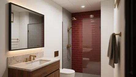 5 Red Bathroom Tiles Ideas That Actually Work