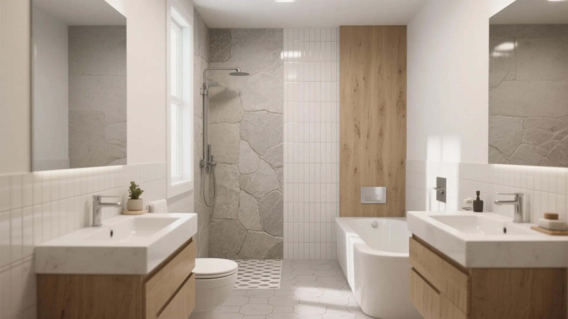 5 Small Bathroom Tile Ideas That Work: Designer-tested small bathroom tile ideas: 5 ways to add light, height, texture, and warmth without crowding your tiny bath.