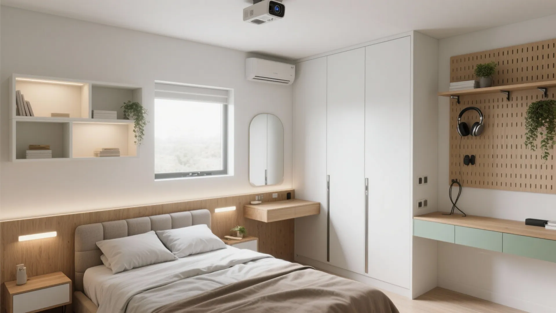 Wall Furniture Design for Bedroom: 5 Ideas: Five smart wall furniture moves to maximize a small bedroom without clutter or compromise.