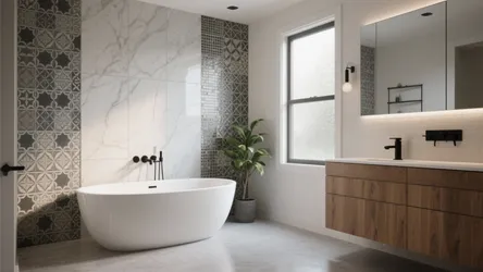 Bathroom Tub and Tile Ideas: 5 Fresh Designs
