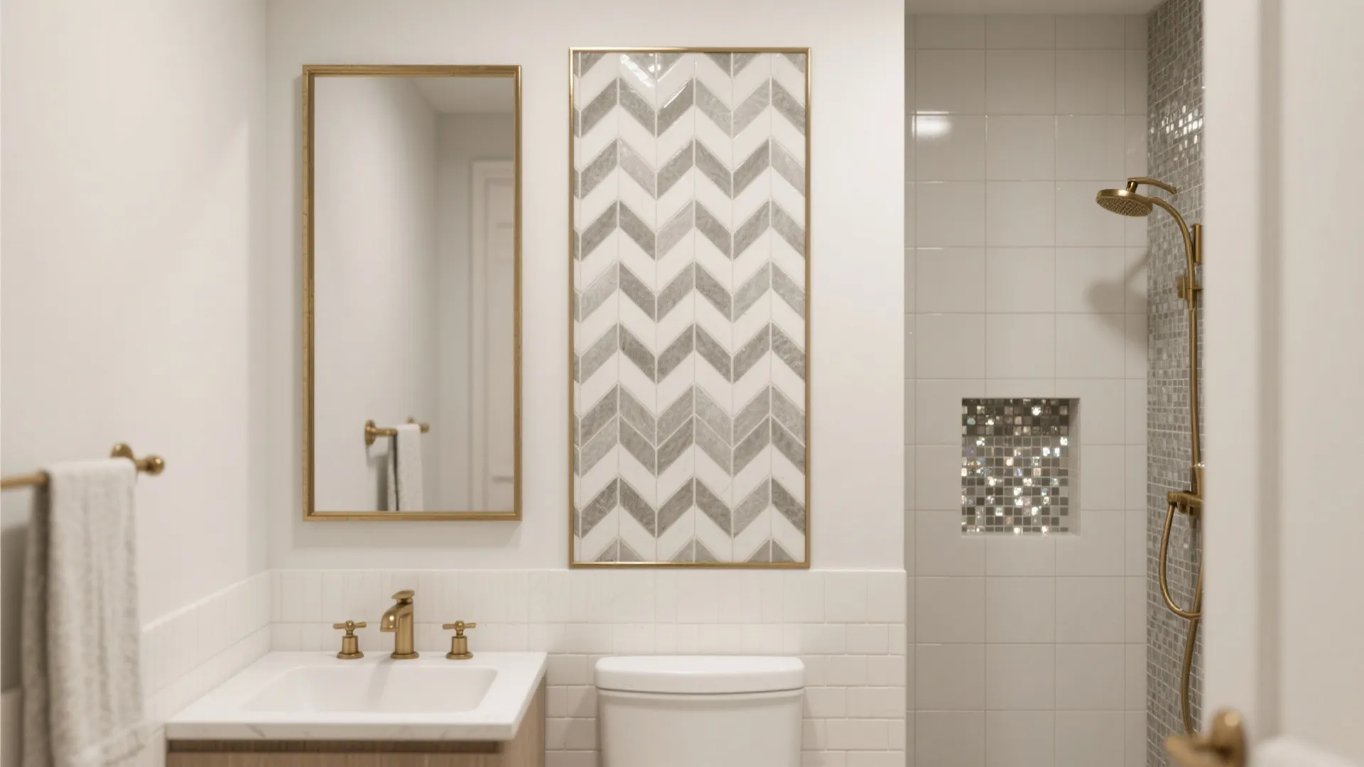 Pattern play: herringbone, mosaics, and trims