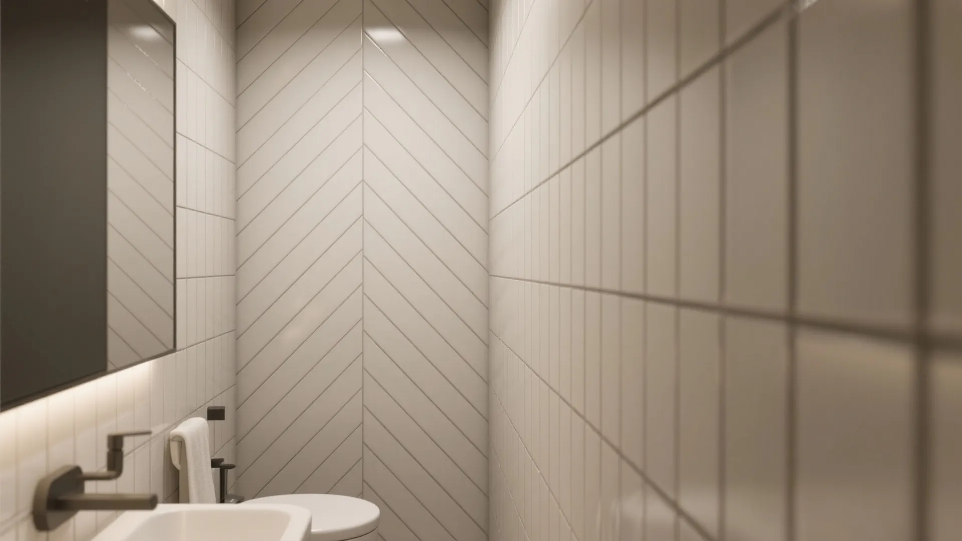 1. Herringbone Pattern for a Dynamic Look