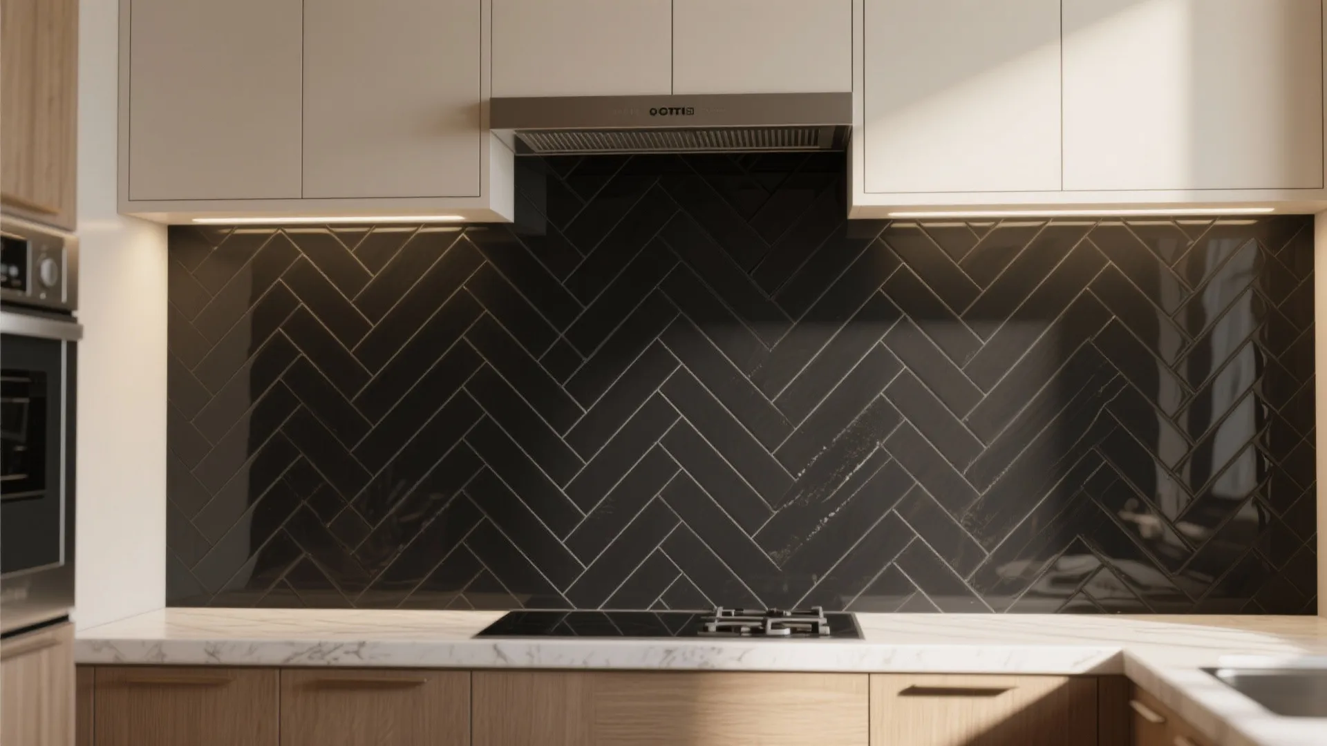 2. Herringbone Pattern for Visual Movement