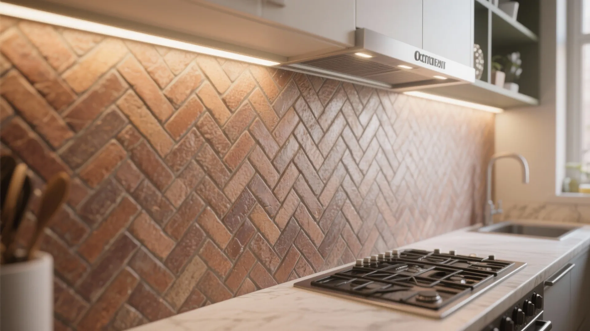 3. Herringbone Brick Pattern
