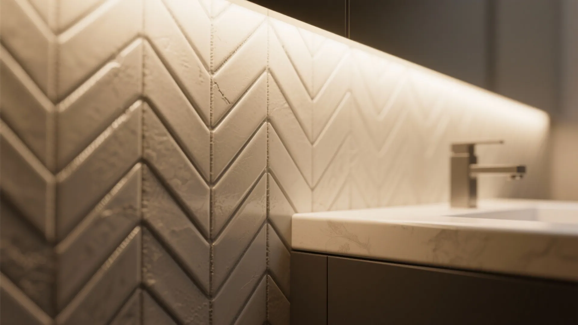 3. Herringbone pattern for motion and texture