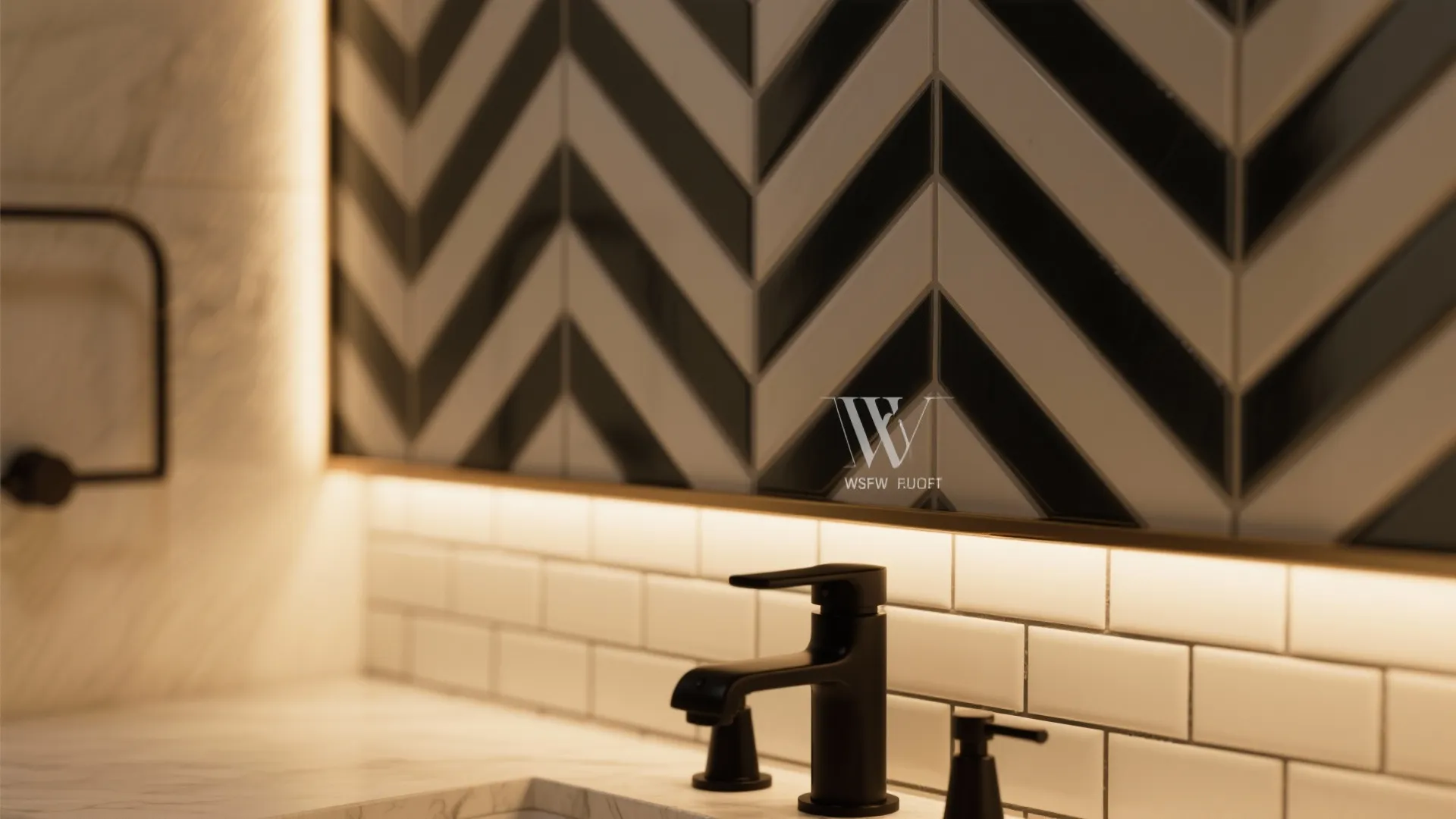 5. Herringbone Subway Feature