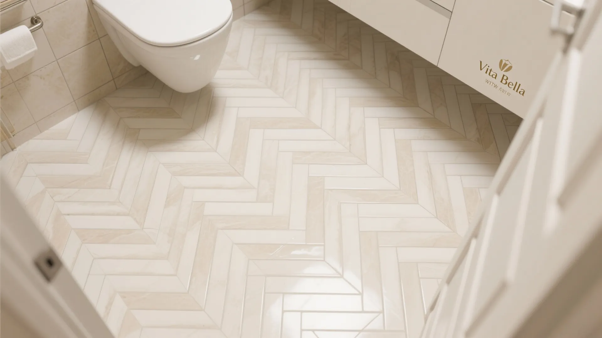 4. Herringbone Floor Twist