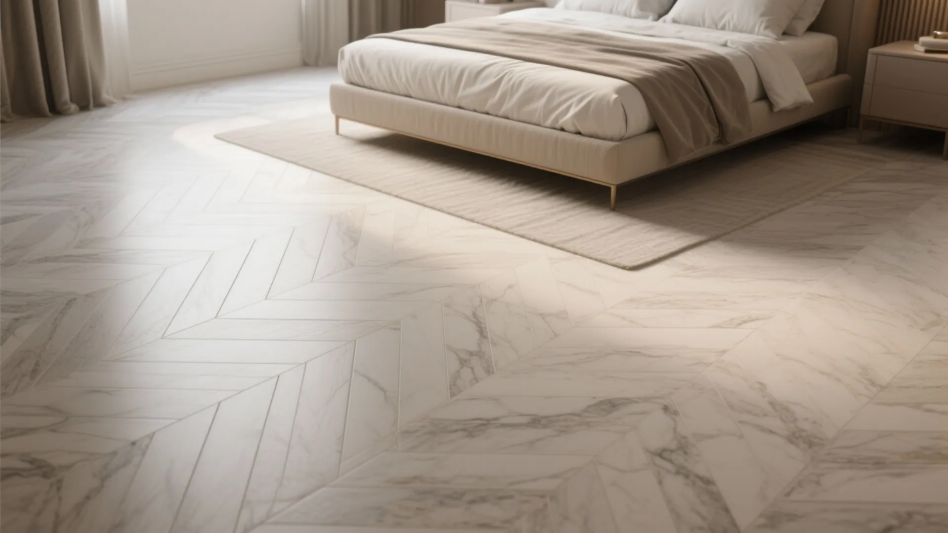 5. Herringbone or chevron for subtle movement