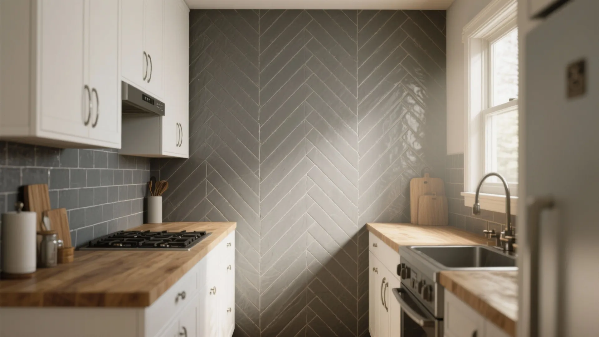 3. Herringbone Pattern for Visual Interest