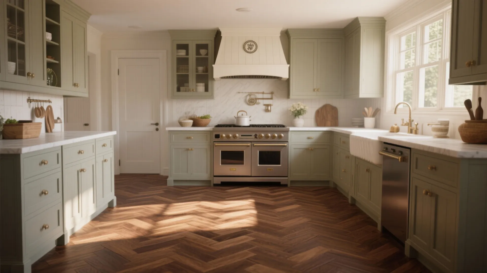 Tip 8: Herringbone Hardwood