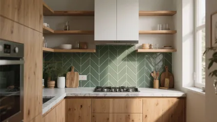 Herringbone Backsplash Kitchen Ideas — 5 Inspo