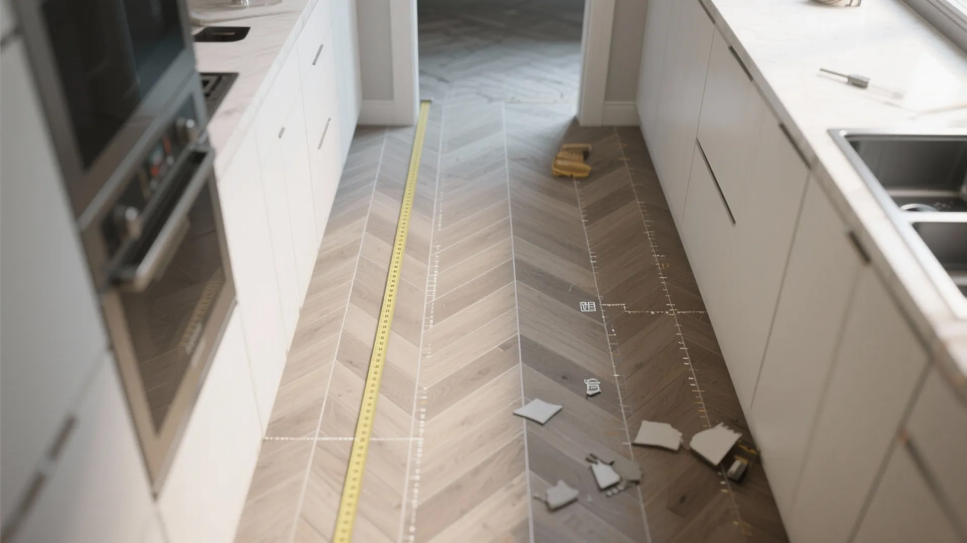 3. Herringbone or chevron to create movement