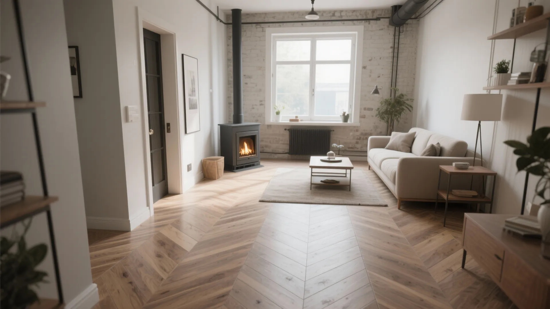 Herringbone Wood-Look Patterns for Movement