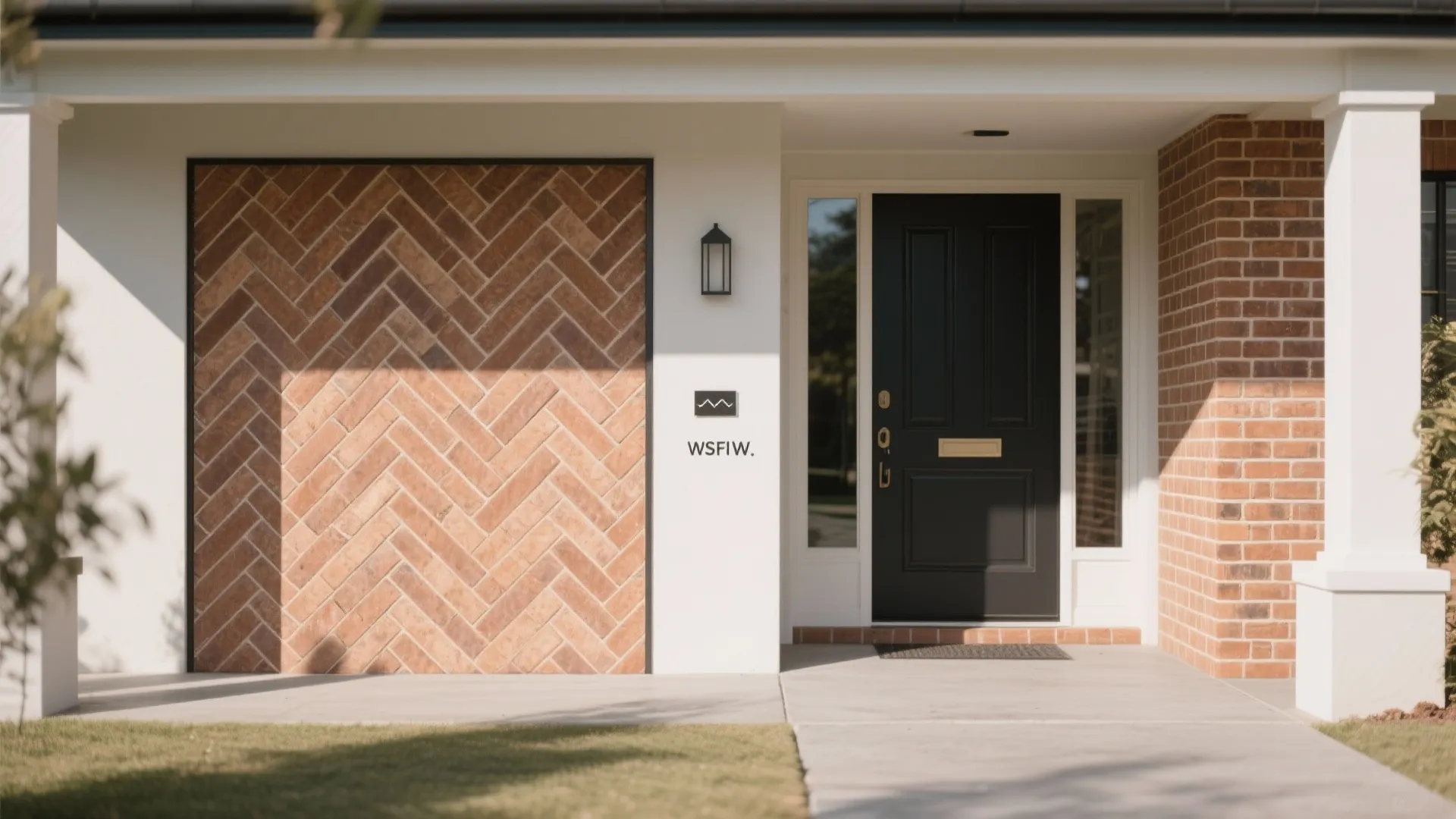 Patterned Accent Panels (Herringbone, Basketweave)