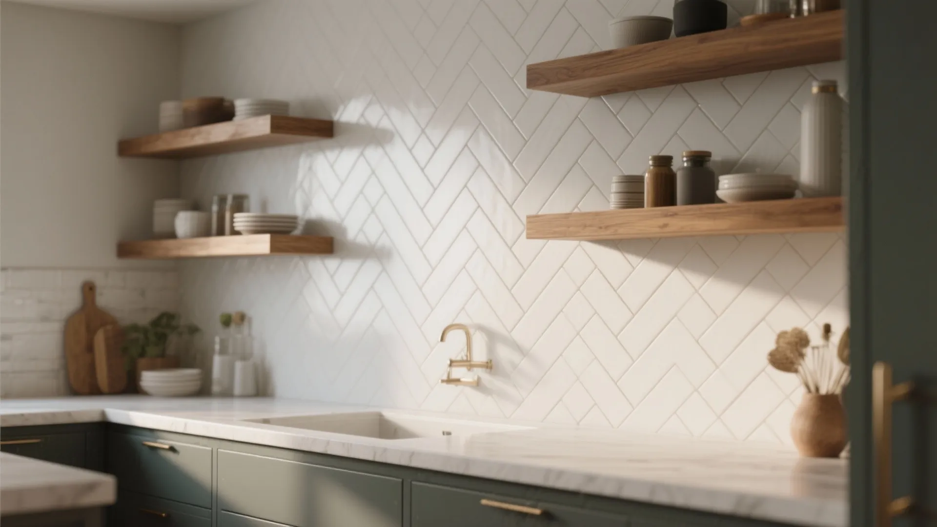 4. Herringbone Pattern on a Small Scale