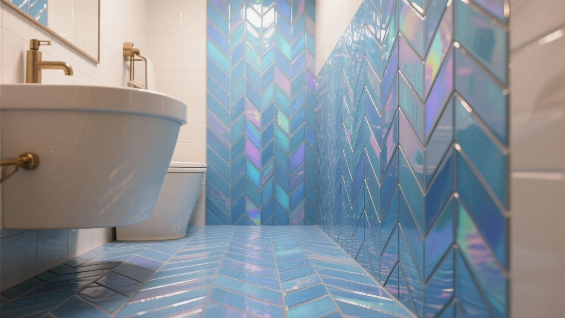 4. Herringbone or Chevron Pattern