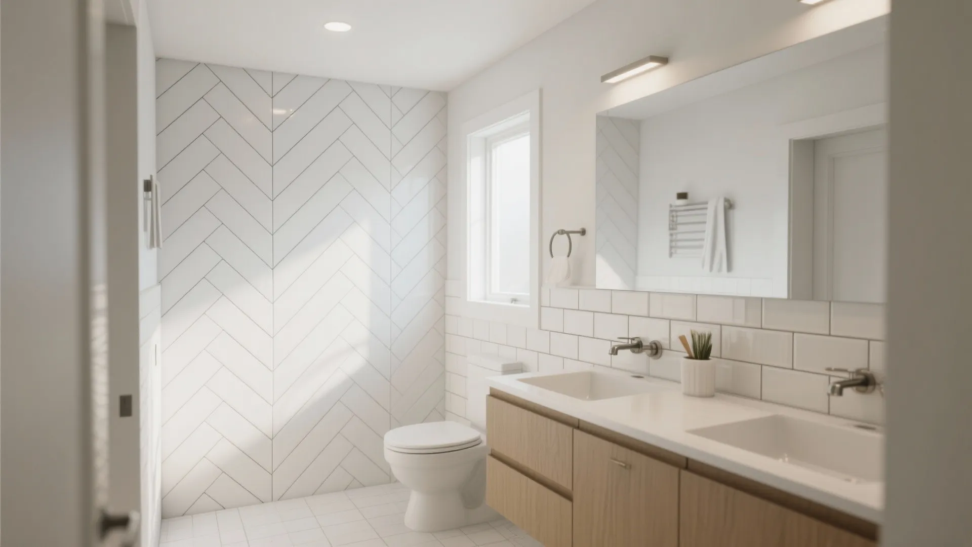 1. Classic Subway Tiles with a Twist