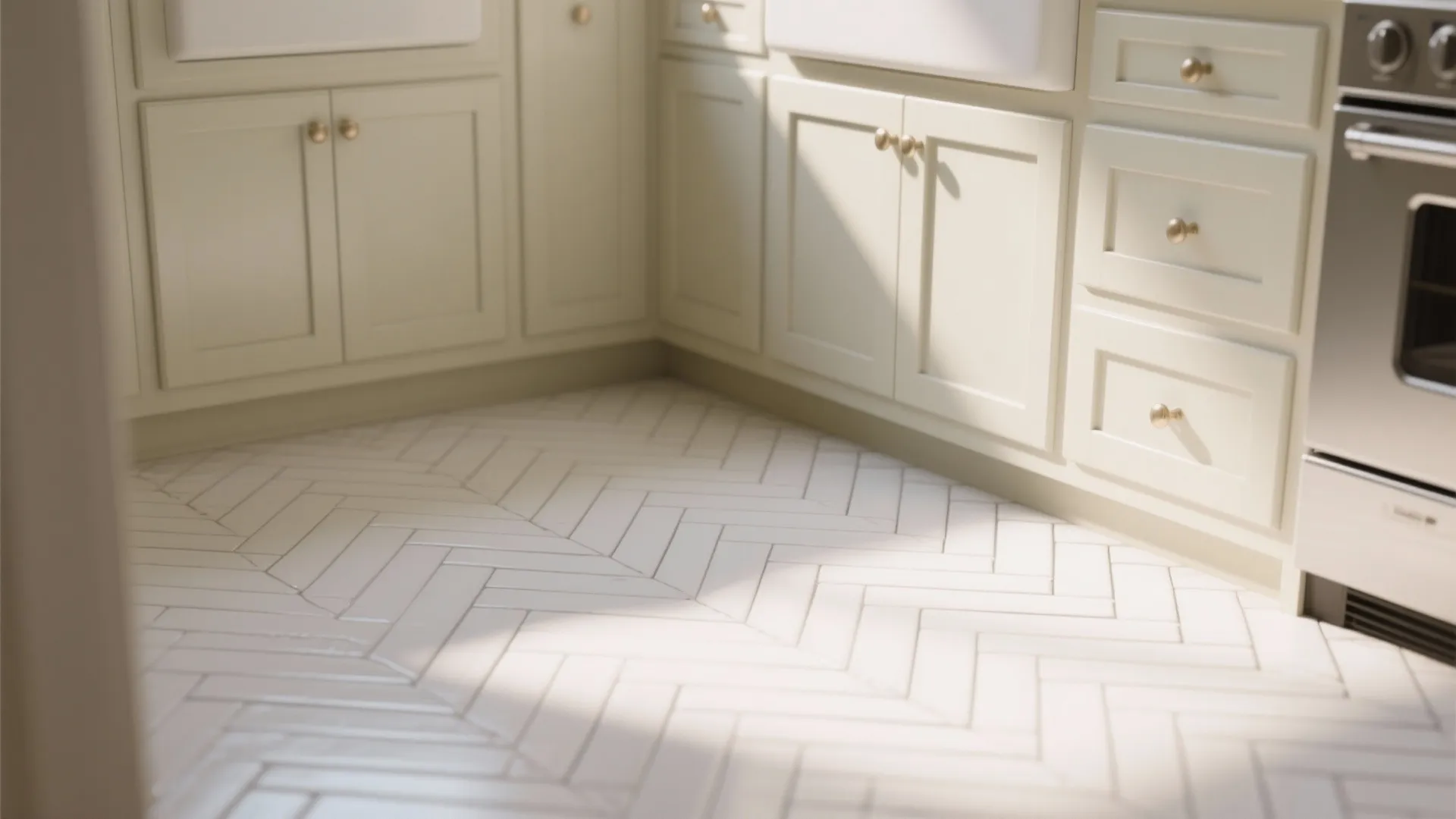 1. Classic Subway Tile in Herringbone