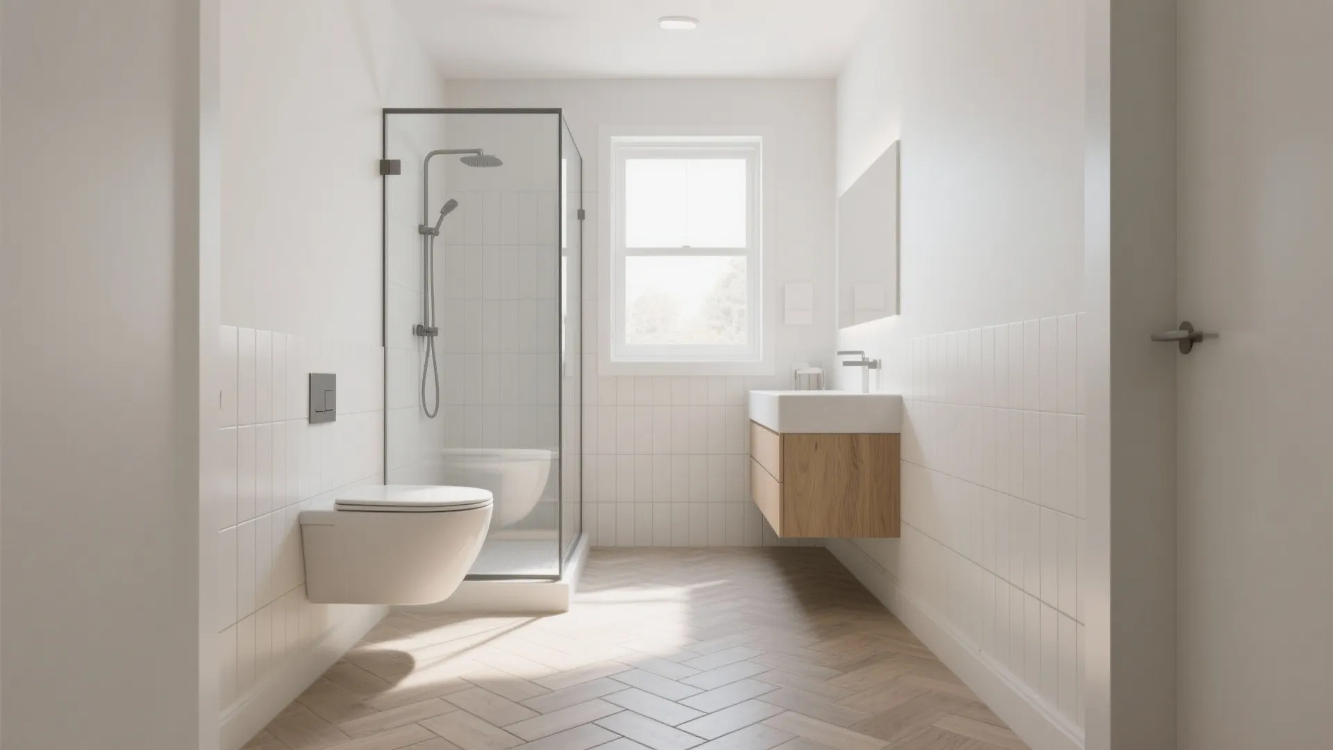 Herringbone or Chevron to Stretch Space