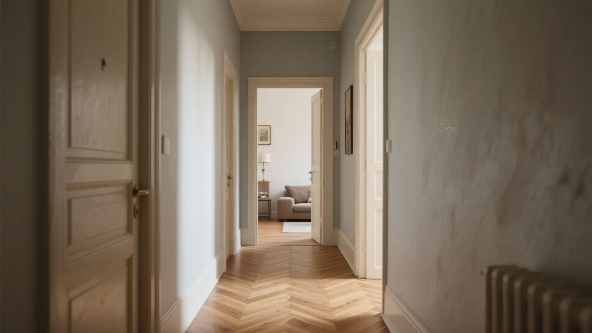 Herringbone Wood That Adds Movement and Warmth