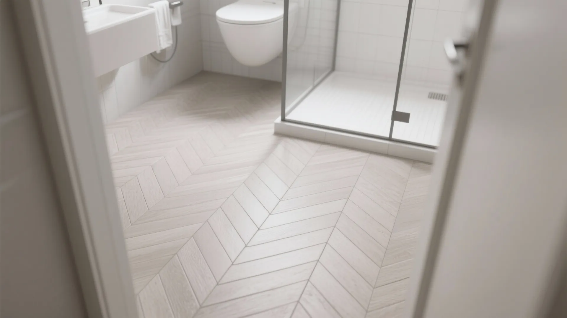 Diagonal or Herringbone Layout to Add Motion