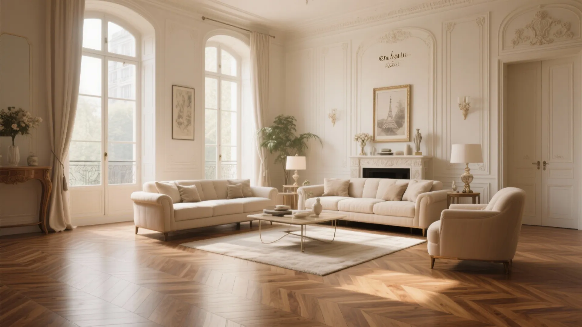 4. Elegant Herringbone Wood Pattern