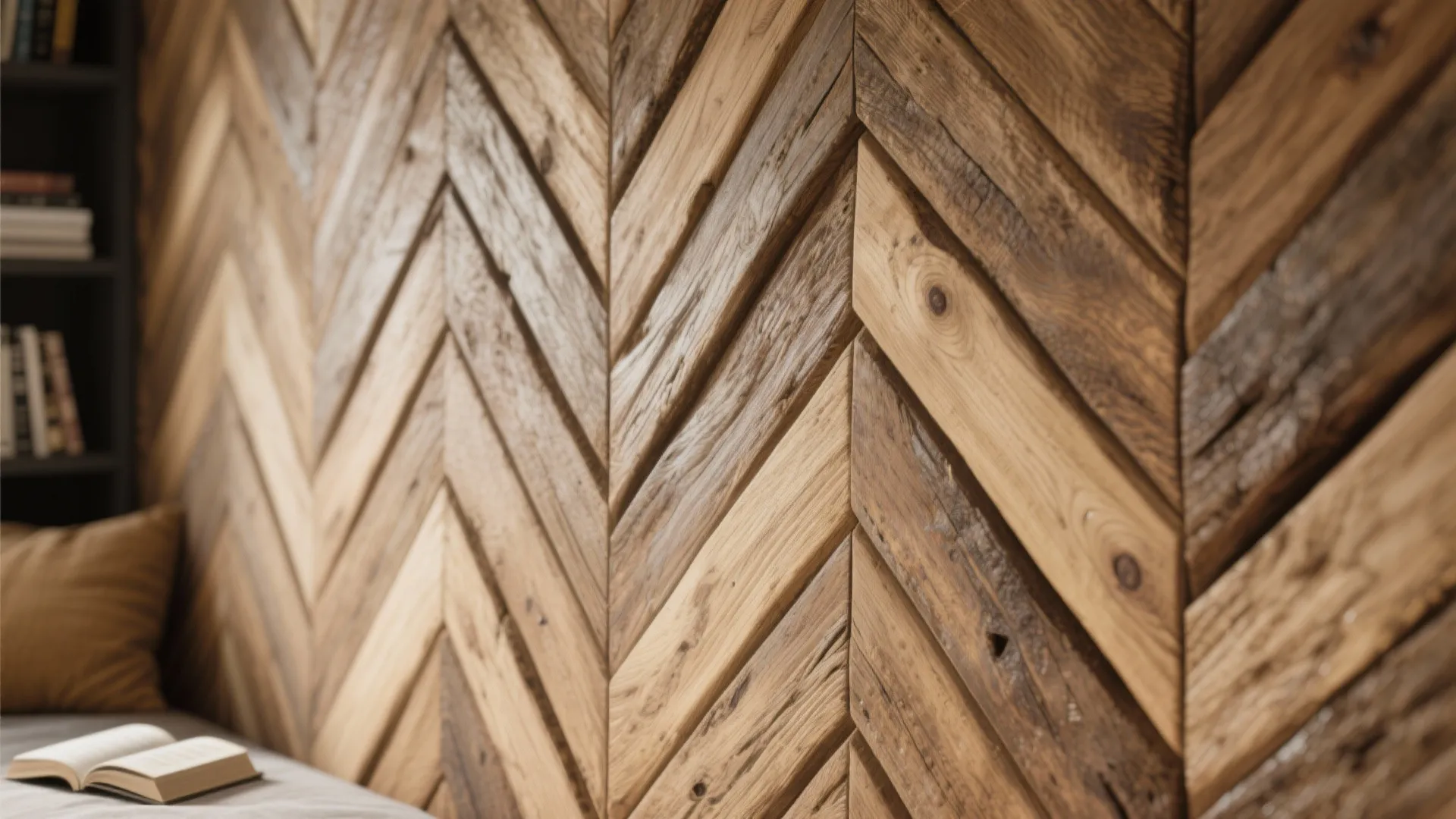 Geometric Wood Paneling