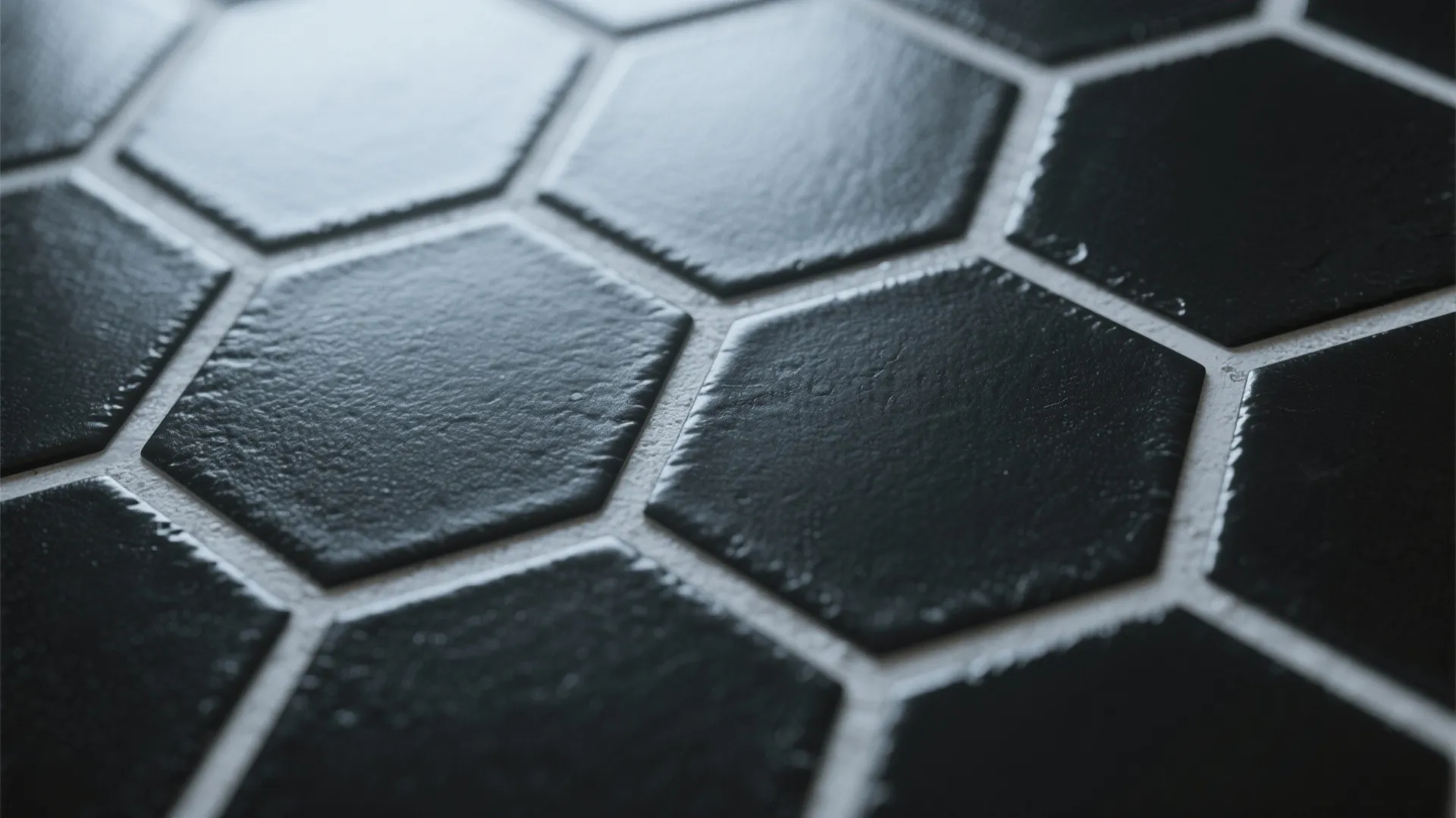 1. High-contrast grout to highlight geometry