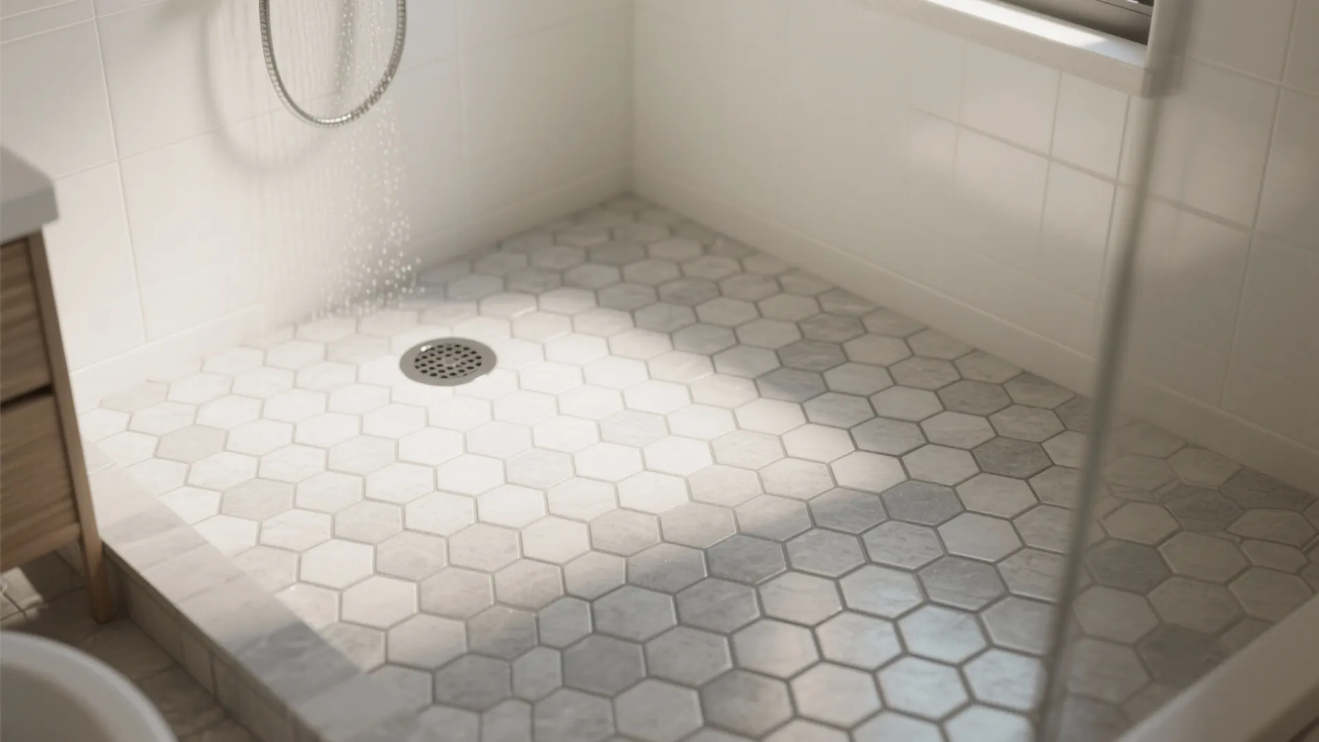Hexagon and Penny Mosaic Floors: Micro-Texture, Mega Grip