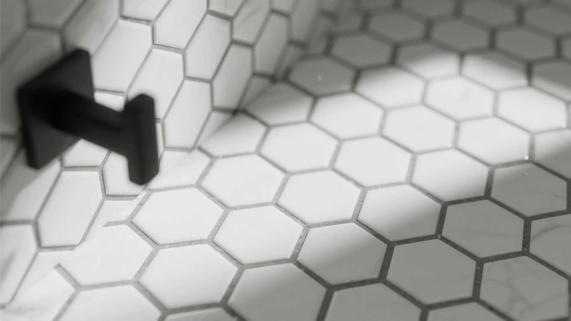 1) Graphic Tile, Soft Grout