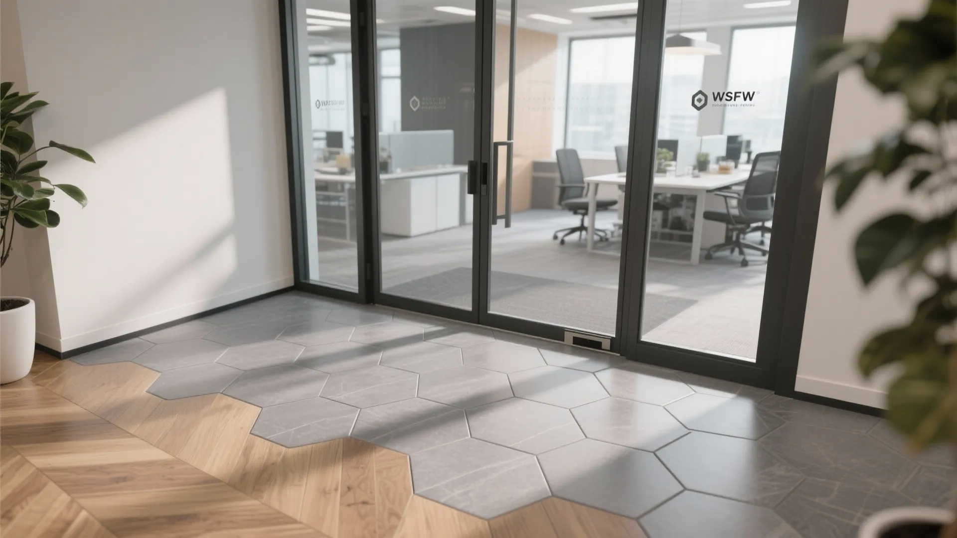 8. Hexagonal Tiles as a Design Feature